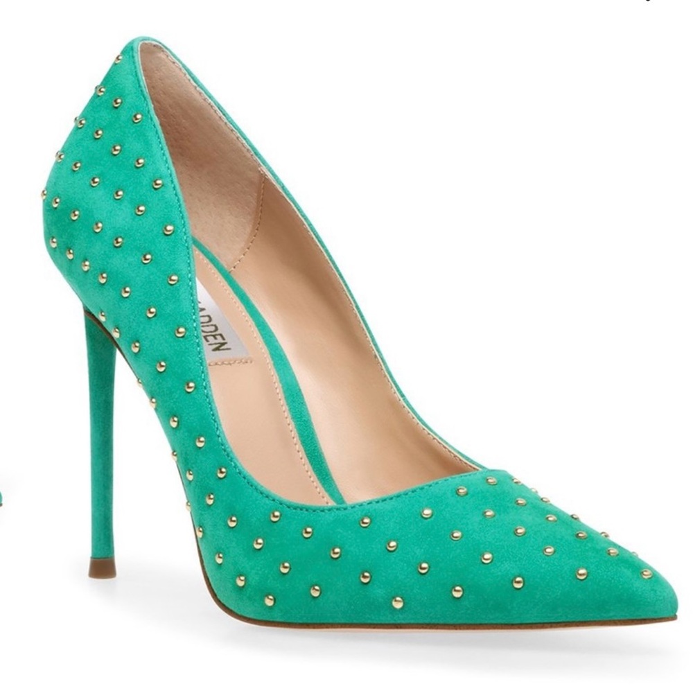 Steve Madden Valerie Green Stiletto Heels 5.5M